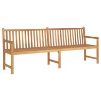 vidaXL Garden Bench 228 cm Solid Teak Wood