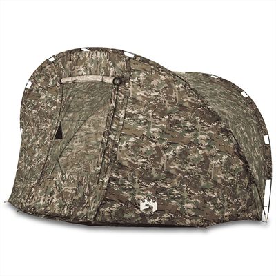 vidaXL Fishing Tent 5-Person Camouflage Waterproof