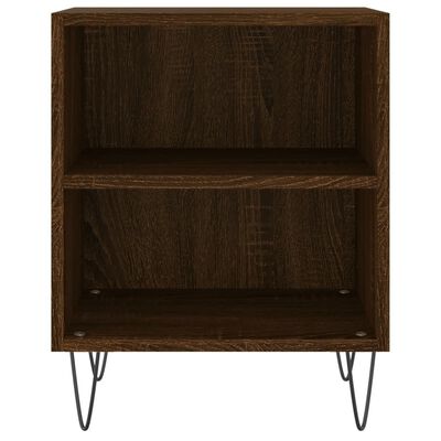 vidaXL Bedside Cabinets 2 pcs Brown Oak 40x30x50 cm Engineered Wood