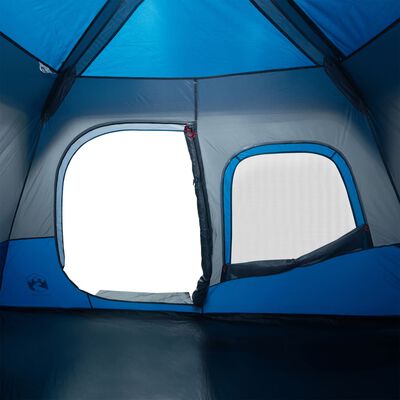 vidaXL Family Tent 6-Person Blue Quick Release Waterproof