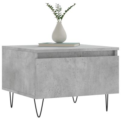 vidaXL Coffee Tables 2 pcs Concrete Grey 50x46x35 cm Engineered Wood