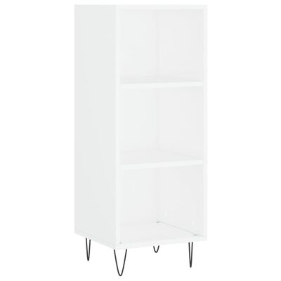 vidaXL Highboard High Gloss White 34.5x32.5x180 cm Engineered Wood