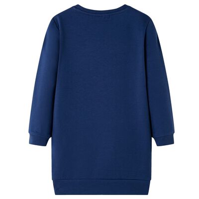 Kids' Sweatshirt Dress Navy 104