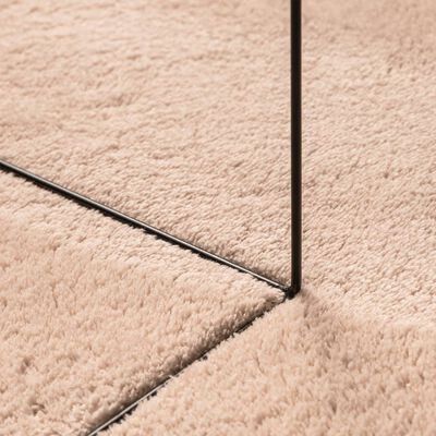 vidaXL Rug HUARTE Short Pile Soft and Washable Blush 80x150 cm