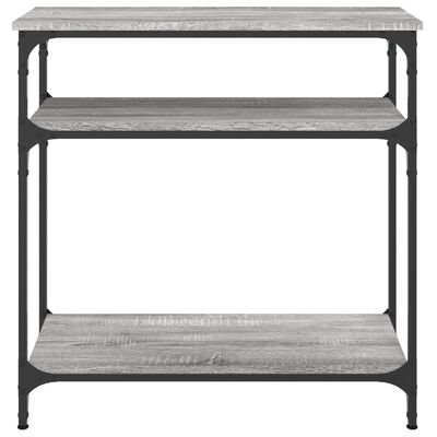 vidaXL Console Table Grey Sonoma 75x29x75 cm Engineered Wood