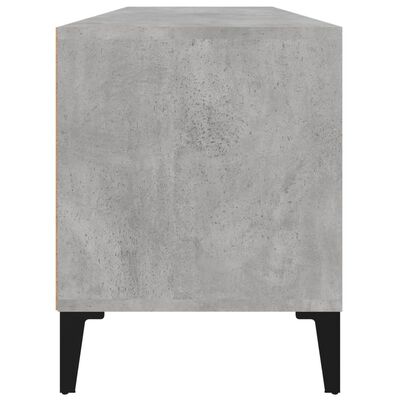 vidaXL TV Cabinet Concrete Grey 100x34.5x44.5 cm Engineered Wood