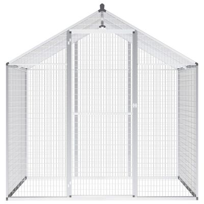 vidaXL Outdoor Aviary Aluminium 178x122x194 cm