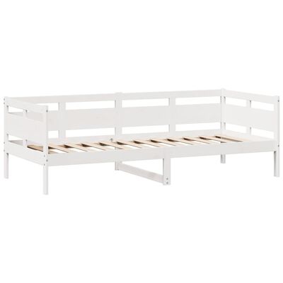 vidaXL Daybed with Drawers without Mattress White 80x200 cm Solid Wood