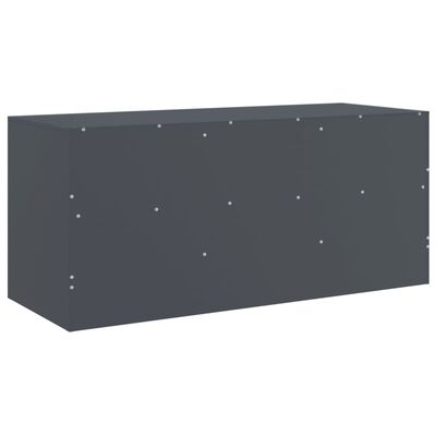 vidaXL TV Cabinet Anthracite 99x39x44 cm Steel