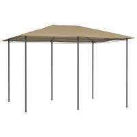 vidaXL Gazebo 3x4x2.6 m Taupe 160 g/m²