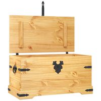 vidaXL Storage Chest Mexican Pine Corona Range 91x49.5x47 cm