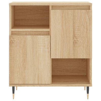 vidaXL Sideboards 2 pcs Sonoma Oak Engineered Wood