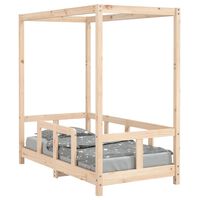 vidaXL Kids Bed Frame 70x140 cm Solid Wood Pine