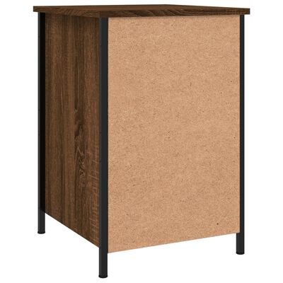 vidaXL Bedside Cabinets 2 pcs Brown Oak 40x42x60 cm Engineered Wood