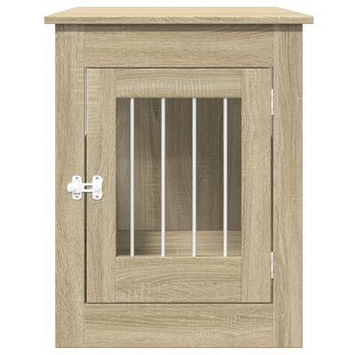 vidaXL Dog Crate Furniture Sonoma Oak 55x80x68 cm Engineered Wood