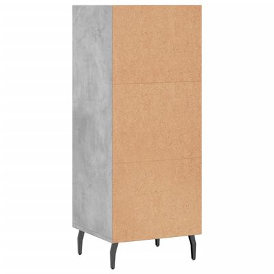 vidaXL Sideboard Concrete Grey 34.5x32.5x90 cm Engineered Wood