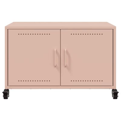 vidaXL TV Cabinet Pink 68x39x43.5 cm Steel