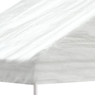 vidaXL Gazebo with Roof White 20.07x2.28x2.69 m Polyethylene