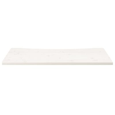 vidaXL Desk Top White 110x60x2.5 cm Solid Wood Pine