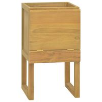 vidaXL Bathroom Cabinet 41x40x75 cm Solid Wood Teak