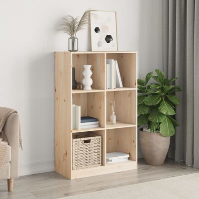 vidaXL Bookcase 70x33x110 cm Solid Wood Pine