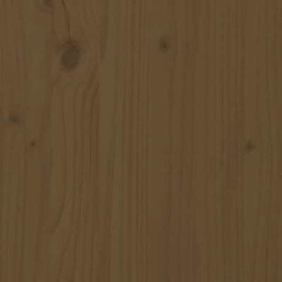 vidaXL Coffee Table Honey Brown Ø 45x40 cm Solid Wood Pine