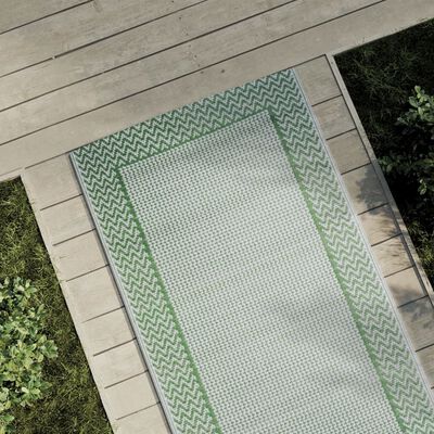 vidaXL Outdoor Carpet Green 80x250 cm PP