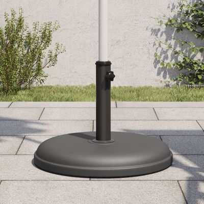 vidaXL Parasol Base for Ø32/35/38 mm Poles 15 kg Round