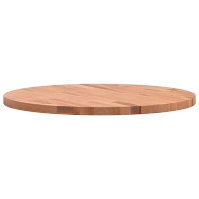 vidaXL Table Top Ø60x2.5 cm Round Solid Wood Beech
