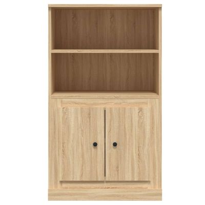 vidaXL Highboard Sonoma Oak 60x35.5x103.5 cm Engineered Wood