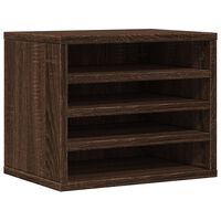 vidaXL Desk Organiser Brown Oak 36x26x29.5 cm Engineered wood
