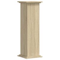 vidaXL Plant Stand Sonoma Oak 33x33x100 cm Engineered Wood