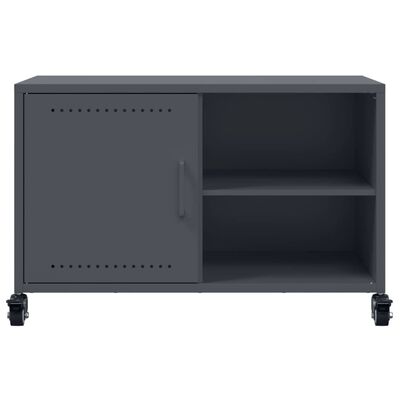 vidaXL TV Cabinet Anthracite 68x39x43.5 cm Steel