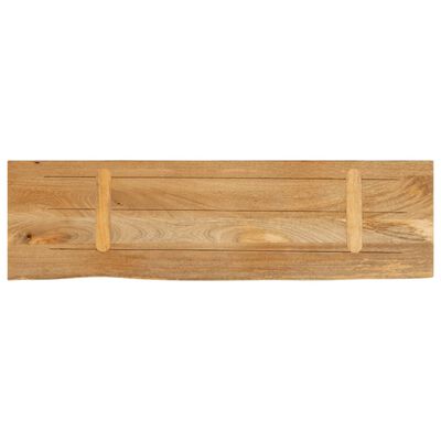 vidaXL Table Top Live Edge 110x40x2.5 cm Solid Wood Mango