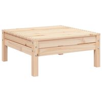 vidaXL Garden Footstool Solid Wood Pine