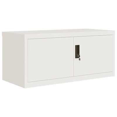 vidaXL File Cabinet White 90x40x40 cm Steel