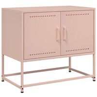 vidaXL TV Cabinet Pink 68.5x39x60.5 cm Steel