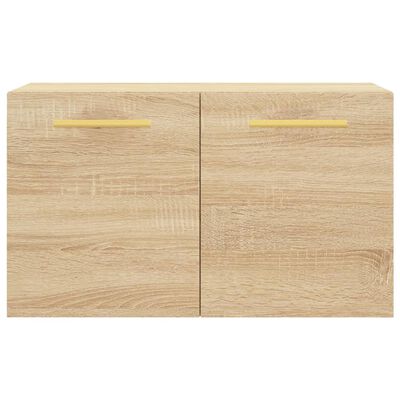 vidaXL Wall Cabinet Sonoma Oak 60x36.5x35 cm Engineered Wood