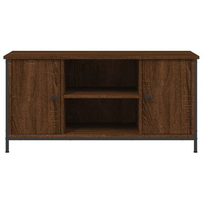 vidaXL TV Cabinet Brown Oak 100x40x50 cm Engineered Wood