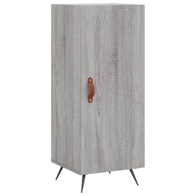 vidaXL Highboard Grey Sonoma 34.5x34x180 cm Engineered Wood