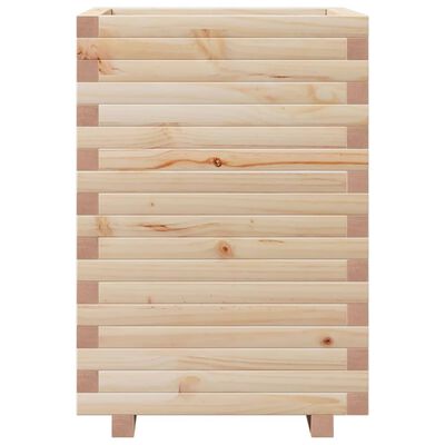 vidaXL Garden Planter 50x50x72 cm Solid Wood Pine