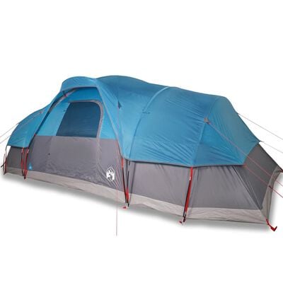vidaXL Family Tent Dome 11-Person Blue Waterproof