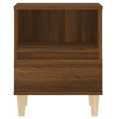 vidaXL Bedside Cabinet Brown Oak 40x35x50 cm