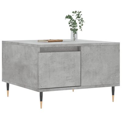 vidaXL Coffee Table Concrete Grey 55x55x36.5 cm Engineered Wood