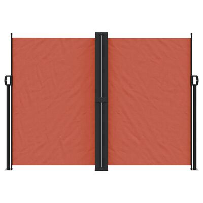 vidaXL Retractable Side Awning Terracotta 180x600 cm