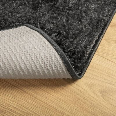 vidaXL Rug ISTAN High Pile Shiny Look Anthracite 160x230 cm