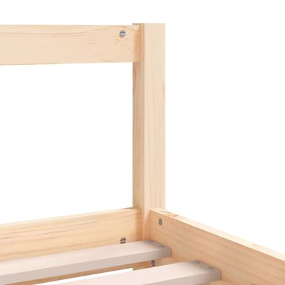 vidaXL Kids Bed Frame 90x200 cm Solid Wood Pine