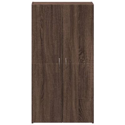 vidaXL File Cabinet Brown Oak 60x32x115 cm Engineered Wood