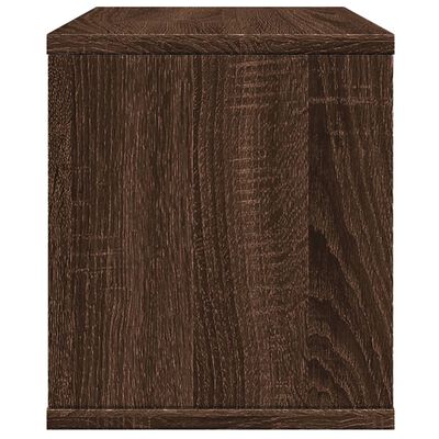 vidaXL Desk Organiser Brown Oak 36x26x29.5 cm Engineered wood