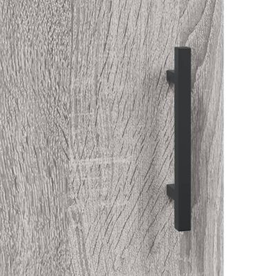 vidaXL Highboard Grey Sonoma 34.5x34x180 cm Engineered Wood